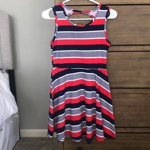 Red white and Blue dress with tags